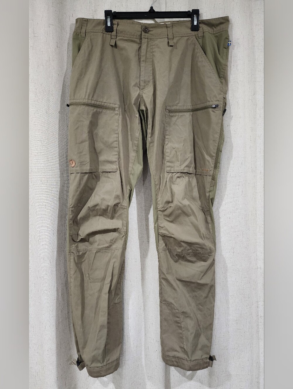Fjallraven Abisko Lite Trekking Trousers M Long Olive Green